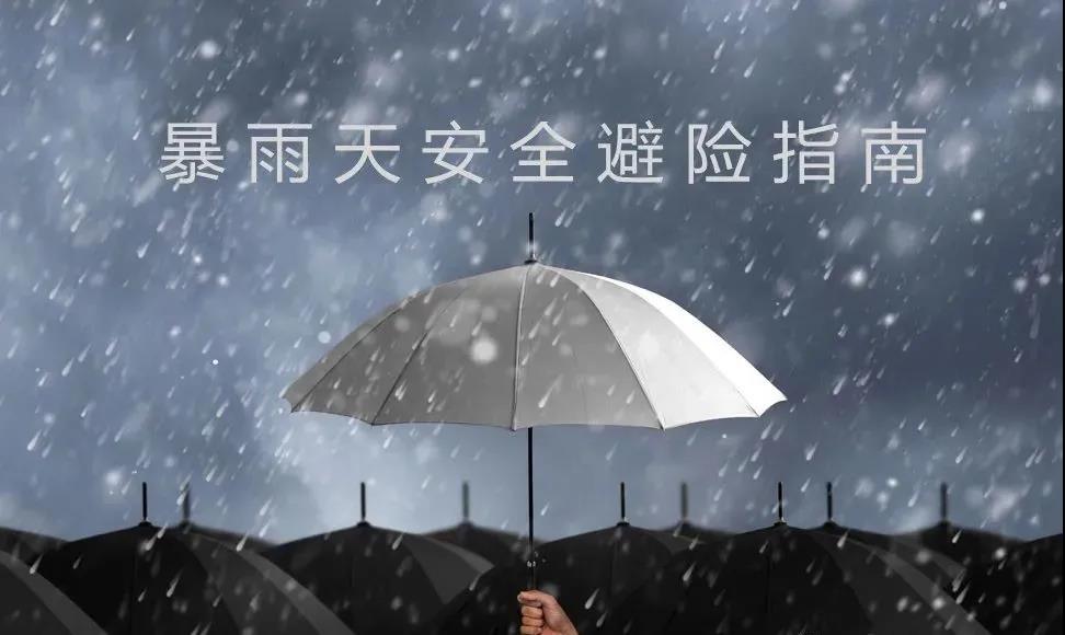 邯鄲遠大發展中等專業學校全體師生，這份暴雨自救指南，請收好！